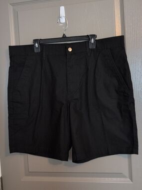 Men's Brahma Canvas Black Cargo Shorts